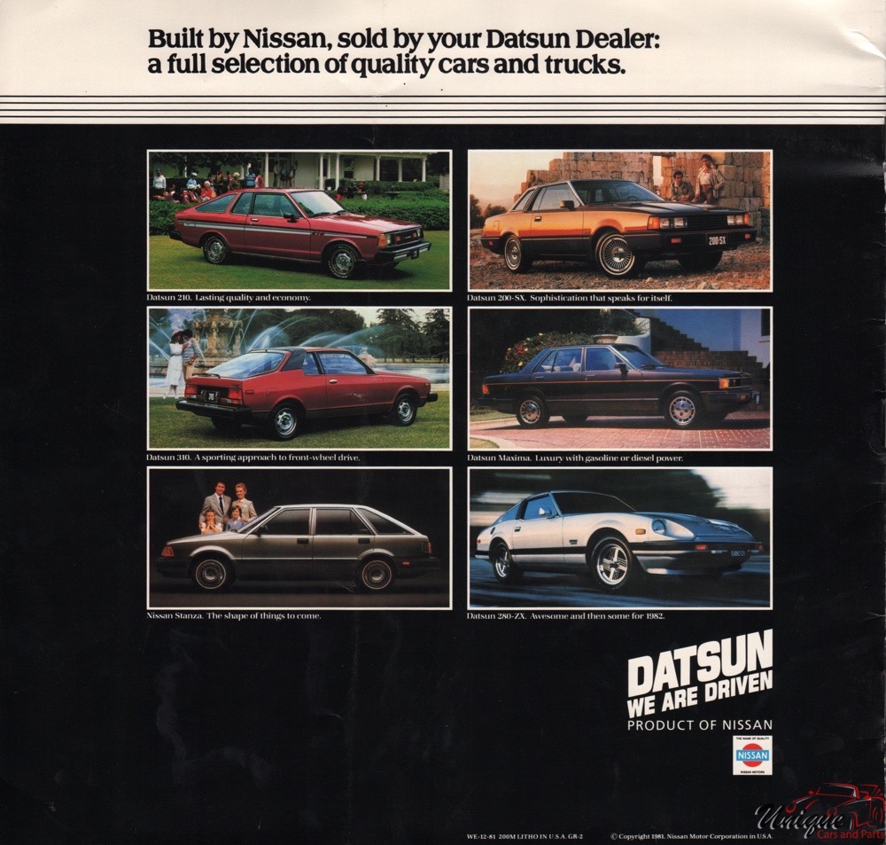 1982 Datsun Trucks Brochure Page 9